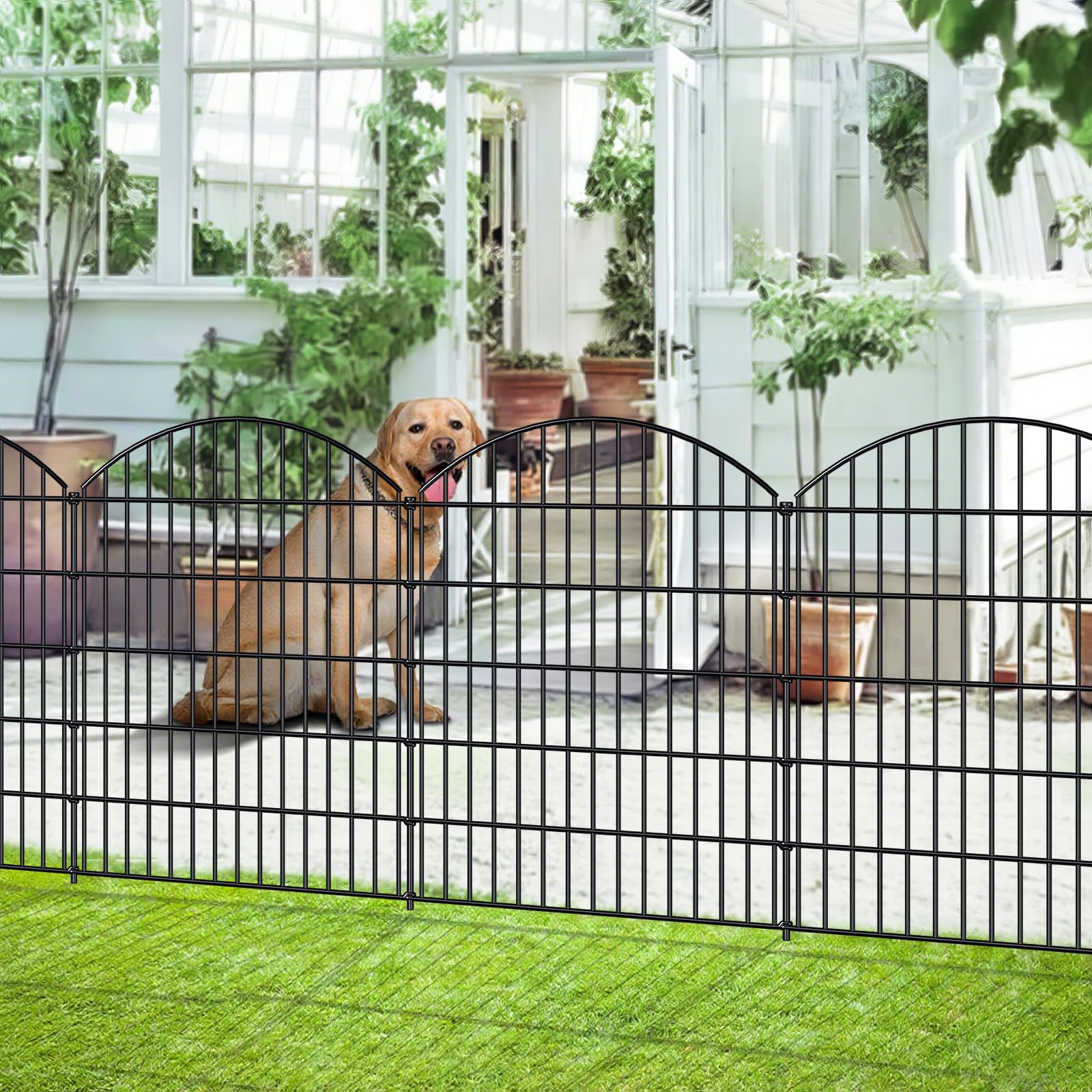 Amazon.com : FOREHOGAR Heavy Duty Metal Garden Fence Outdoor
